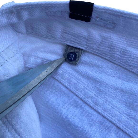 New Citizens of Humanity by Jerome Dahan Daria White Stark Denim Mini Skirt 31 - Picture 13 of 15